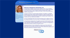 Desktop Screenshot of montgomeryortho.com